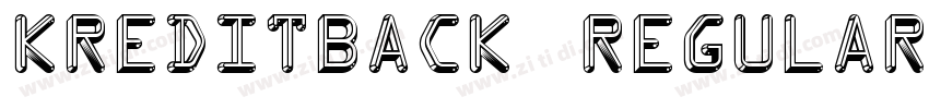 KreditBack Regular字体转换